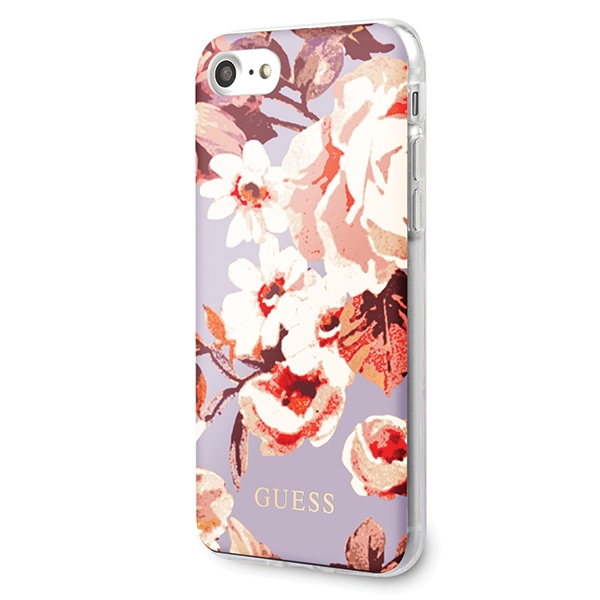 Guess GUHCI8PCUTRFL02 iPhone 7/8/SE 2020 / SE 2022 lilac/lilac N°2 Flower Collection Shinyeng