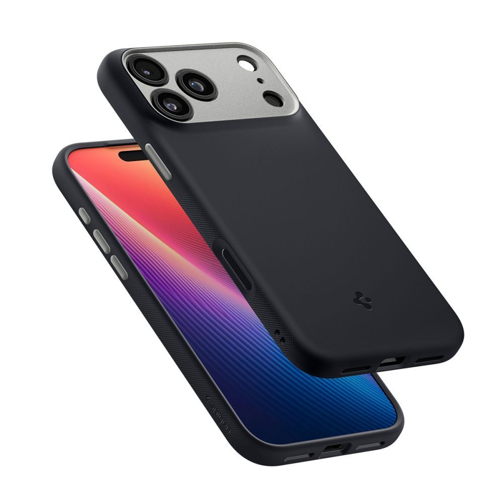 6252174bd2e502ea9c807ae1557a3741 SPIGEN case NANO POP MAG compatible with MagSafe for IPHONE 17 Pro black sesame