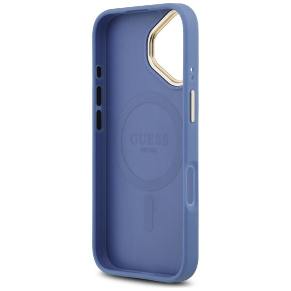GUESS case for IPHONE 17 compatible with MagSafe GUHMP17SP4MSEGCB (PU 4G W/ Classic) blue