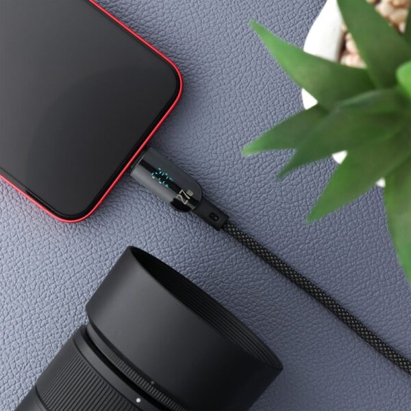 FORCELL F-ENERGY C273 cable USB A to Lightning 2,4A 12W Digital 1,2 m black