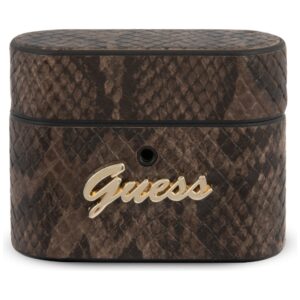 Guess GUACAPPUSNSMLBR AirPods Pro cover brown/brown Python Collectioneng