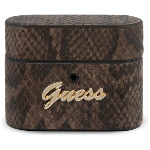 Guess GUACAPPUSNSMLBR AirPods Pro cover brown/brown Python Collectioneng