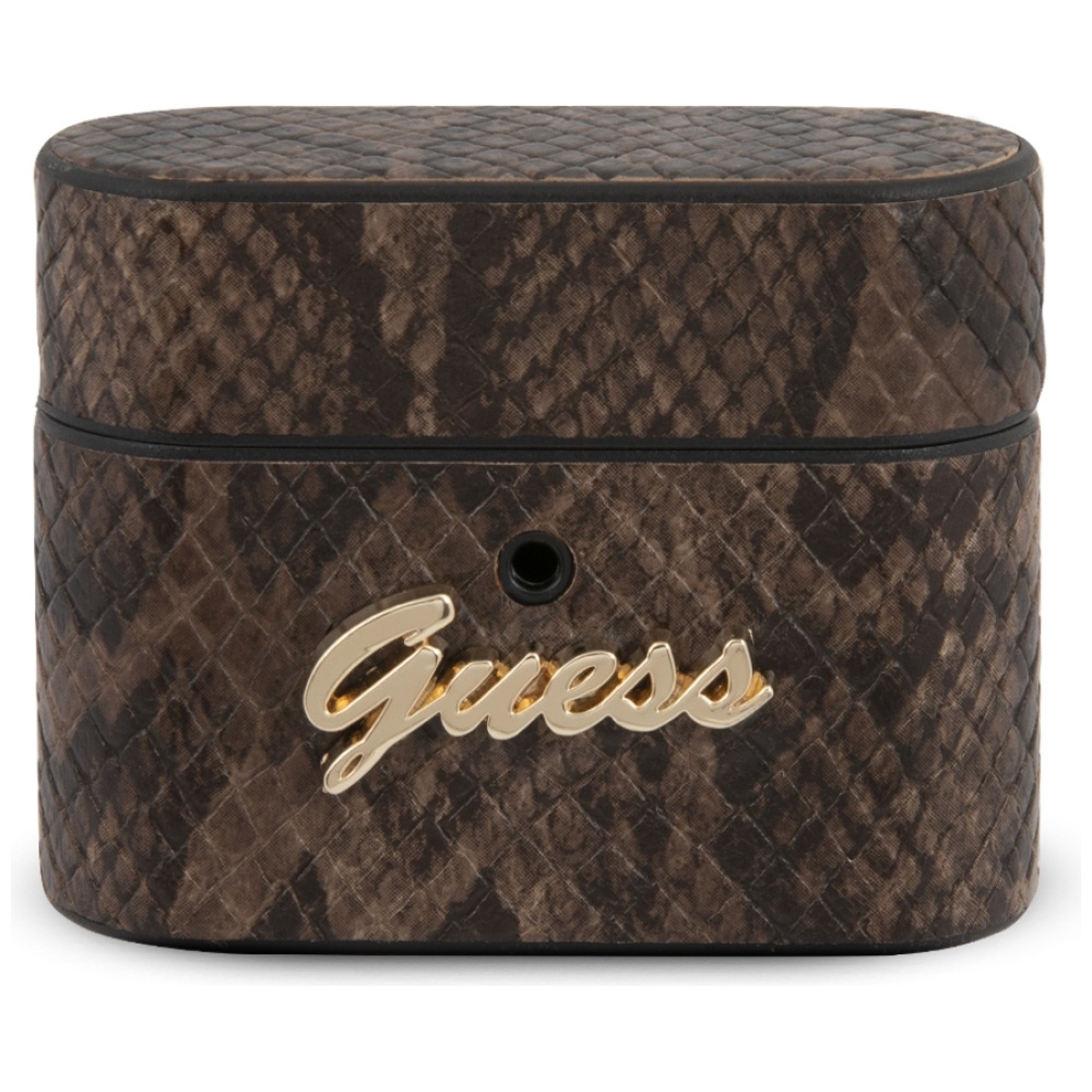 Guess GUACAPPUSNSMLBR AirPods Pro cover brown/brown Python Collectioneng