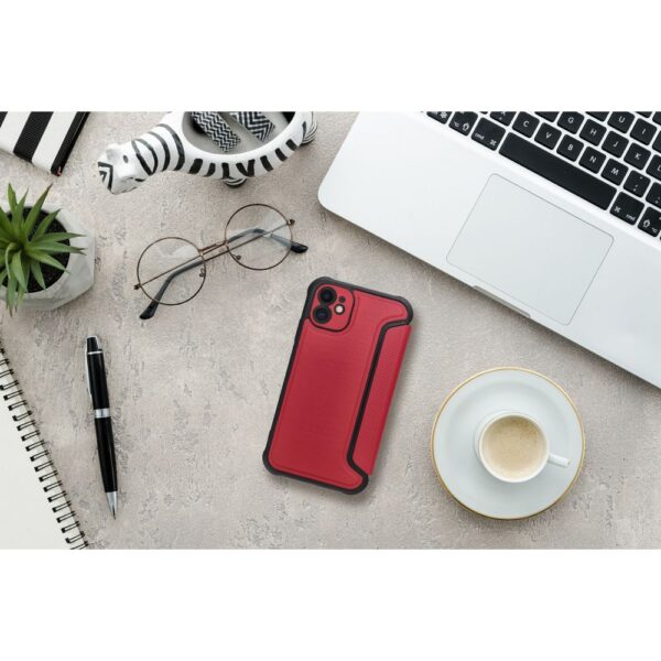 64b613fd579ea759eac8680ee9591219 RAZOR Book for IPHONE 16e (SE 4 2025) red