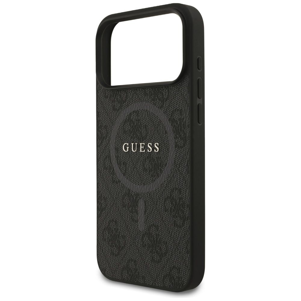 6599b4bae59c60808f03e33f62725d4f GUESS case for IPHONE 17 Pro Max compatible with MagSafe GUHMP17XG4GFRK (PU 4G Ring Classic Logo) black