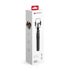 FORCELL F-GRIP S150XL selfie stick with wireless remote control tripod black