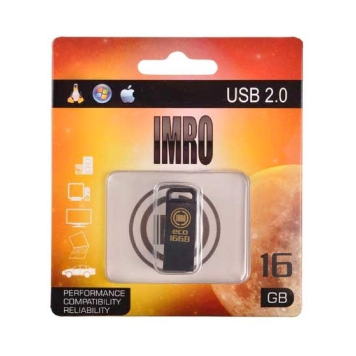 67546_oryg Imro pendrive 16GB USB 2.0 Black