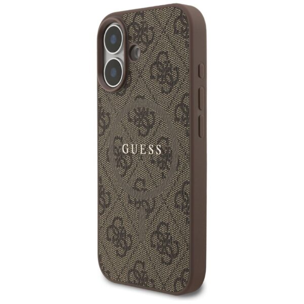 67d4933330d012541f0e43a0bb72326a GUESS case for IPHONE 17 compatible with MagSafe GUHMP17SG4GFRW (PU 4G Ring Classic Logo) brown