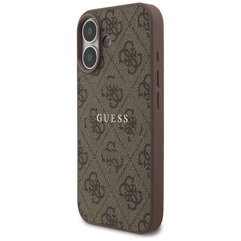 67d4933330d012541f0e43a0bb72326a GUESS case for IPHONE 17 compatible with MagSafe GUHMP17SG4GFRW (PU 4G Ring Classic Logo) brown