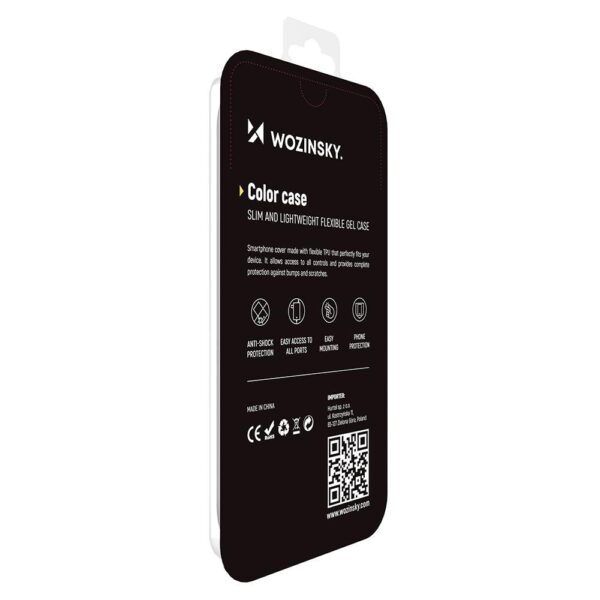 68480_1 Wozinsky Color Case silicone flexible durable case iPhone SE 2022 / SE 2020 / iPhone 8 / iPhone 7 blackeng