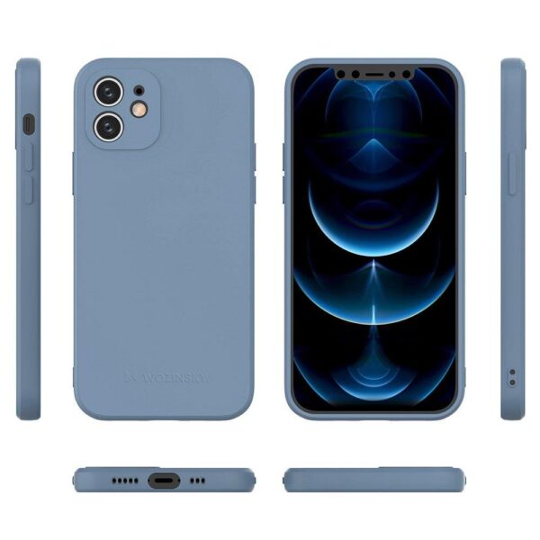 68480_3 Wozinsky Color Case silicone flexible durable case iPhone SE 2022 / SE 2020 / iPhone 8 / iPhone 7 blackeng