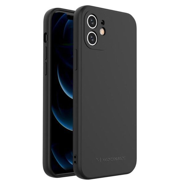 68480_4 Wozinsky Color Case silicone flexible durable case iPhone SE 2022 / SE 2020 / iPhone 8 / iPhone 7 blackeng