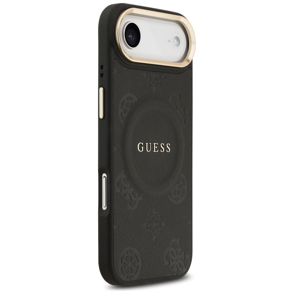 693f28ae65b69e1b8a1fad94c58f1497 GUESS case for IPHONE 17 Air compatible with MagSafe GUHMP17MPSAMSECK (PU W/ Peony Hot Stamp) black