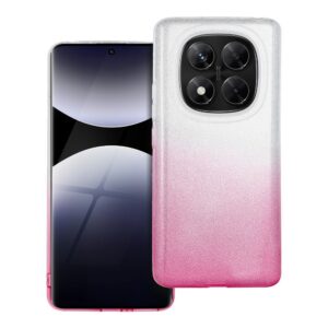 SHINING Case for XIAOMI Redmi Note 14 Pro 4G transparent pink
