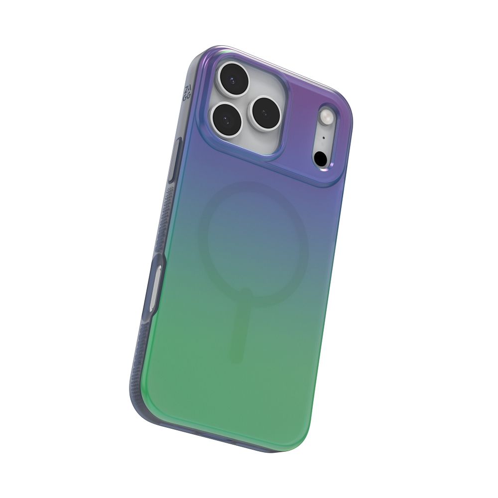 ZAGG case MILAN SNAP compatible with MagSafe for IPHONE 17 Pro Max raven feather