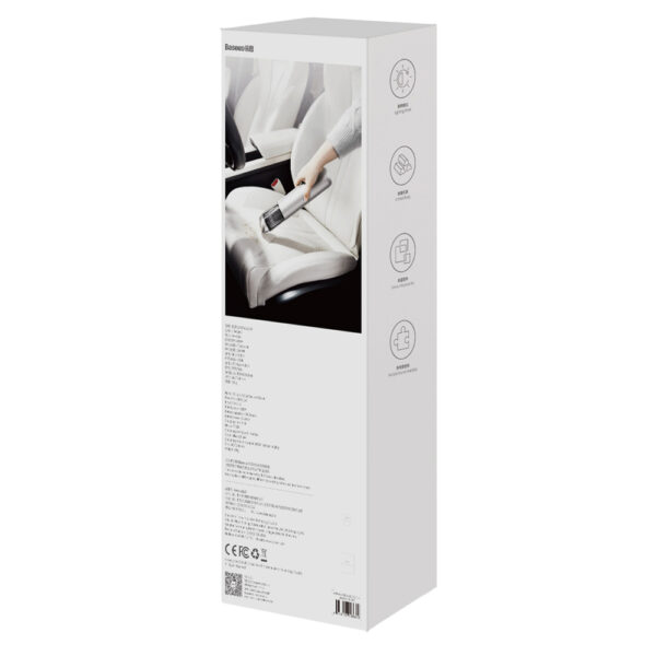 Baseus A3 cordless car vacuum cleaner 135 W 15000 Pa silver (CRXCQA3-0S)eng
