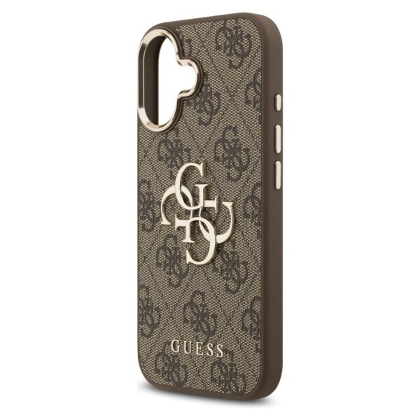 708c1e07fe0dd2e26b4a98642ebce802 GUESS case for IPHONE 17 GUHCP17S4GMGCBR (PU W/ Big 4G Classic Logo) gold brown