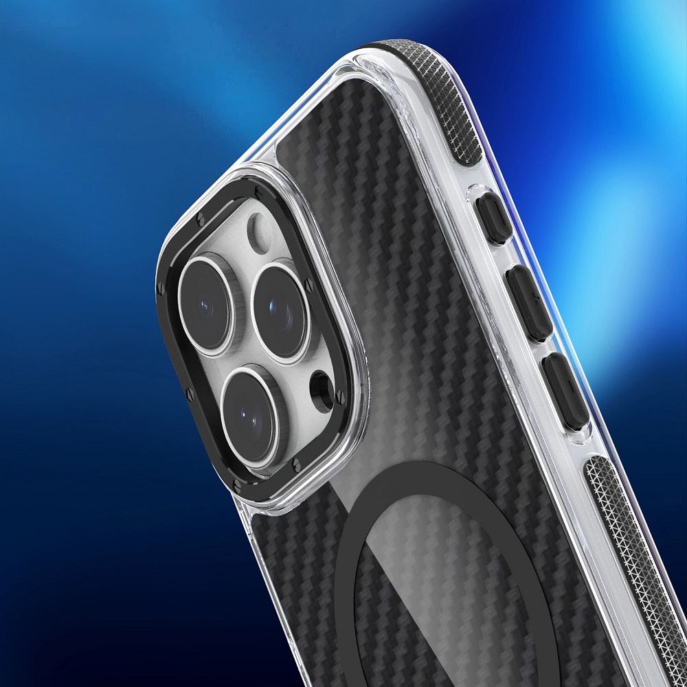 FIBER Case comapitble with MagSafe for XIAOMI Redmi 14C / POCO C75 4G black