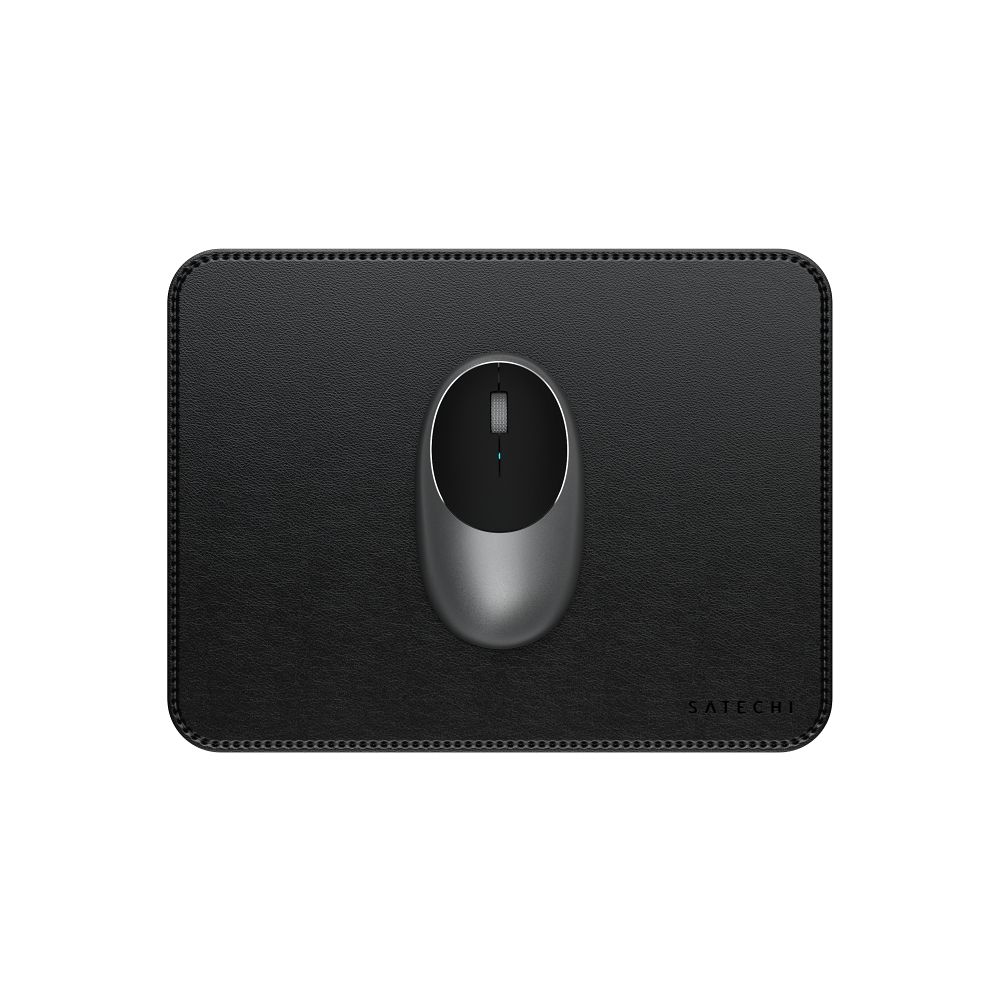 SATECHI vegan leather mouse pad ST-LMPK black
