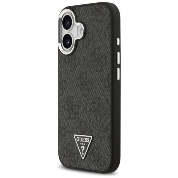 GUESS case for IPHONE 17 compatible with MagSafe GUHMP17SP4TSRCMK (PU 4G W/Triangle Logo SL) black
