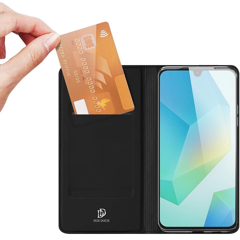 DUX DUCIS wallet case SKIN PRO for SAMSUNG A17 5G black