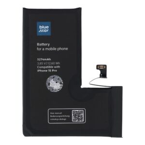 Battery for iPhone 15 PRO 3274 mAh Blue Star HQ