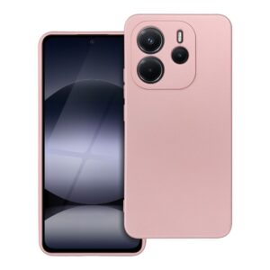 METALLIC Case for XIAOMI Redmi NOTE 14 4G (GLOBAL - 164,84mm x 78,15mm x 8,16mm) pink