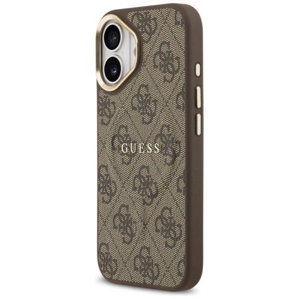 762a2996e20ab4e7ac4b7f84d0c2b416 GUESS case for IPHONE 17 compatible with MagSafe GUHMP17SP4MSEGCW (PU 4G W/ Classic) brown