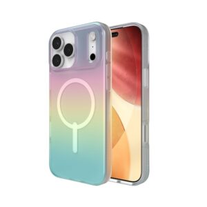 ZAGG case MILAN SNAP compatible with MagSafe for IPHONE 17 Pro Max iridescent