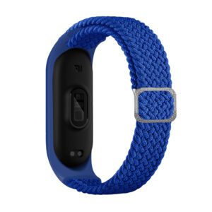Strap Fabric replacement band strap for Xiaomi Mi Band 6 / 5 / 4 / 3 braided cloth bracelet blueeng