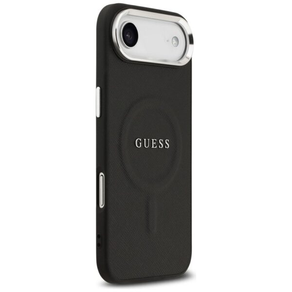 GUESS case for IPHONE 17 Air compatible with MagSafe GUHMP17MPSAREGSK (PU W/ Classic Logo) black