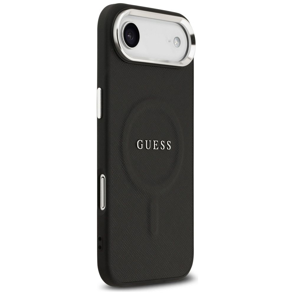 77731a458c670f19959669e44ad3dd97 GUESS case for IPHONE 17 Air compatible with MagSafe GUHMP17MPSAREGSK (PU W/ Classic Logo) black