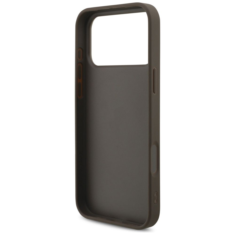 77747631fe6ec84567599d77656790c4 GUESS case for IPHONE 17 Pro Max GUHCP17XP4GMGSW (PU W/ Strap 4G Classic Logo) brown