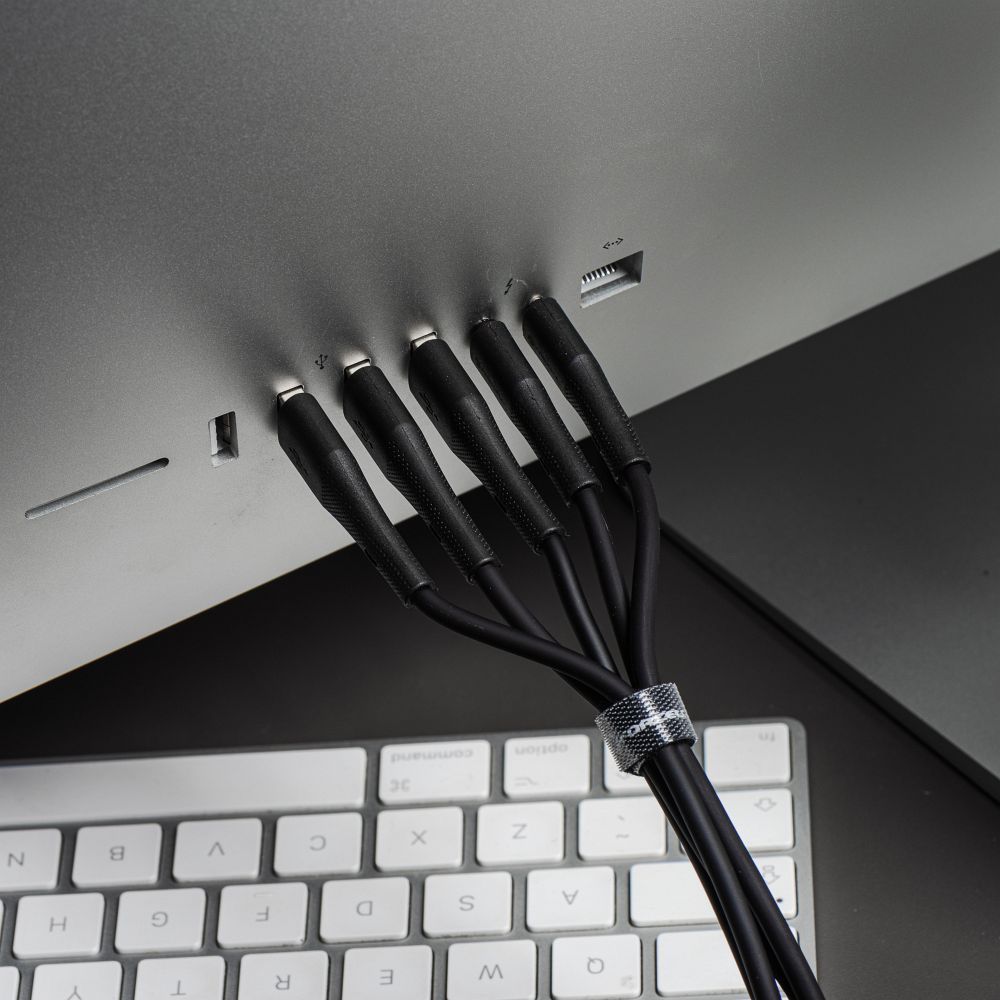 77fded1e81f413bf4b175052c4055699 FORCELL F-ENERGY C344 cable Type C to Type C QC4.0 PD 3A 60W Silicone 1 m black