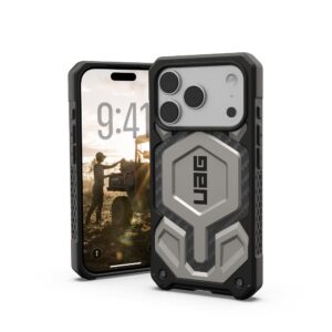 UAG Urban Armor Gear case MONARCH PRO compatible with MagSafe for IPHONE 17 Pro titanium