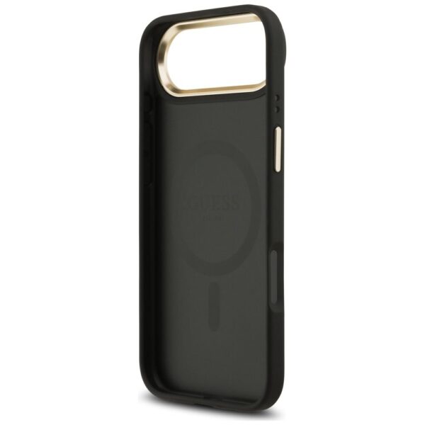 7e34b15db3cd729b261cde5e9ff6423e GUESS case for IPHONE 17 Air compatible with MagSafe GUHMP17MP4GRMDEK (PU W/ 4G Strass Logo) black