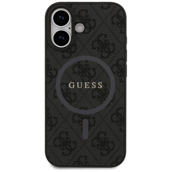 7e43dbbe31e95a8f7fa276947572565b GUESS case for IPHONE 17 compatible with MagSafe GUHMP17SG4GFRK (PU 4G Ring Classic Logo) black