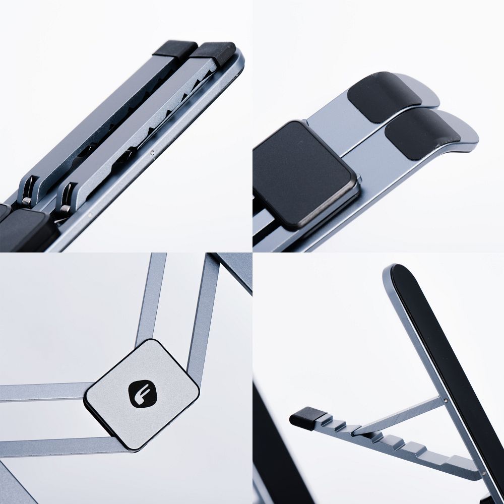 7e6683522751df6e63d1785db9c0883e Desk holder for phone / tablet foldable Forcell F-Grip Fold Stand 1 gray