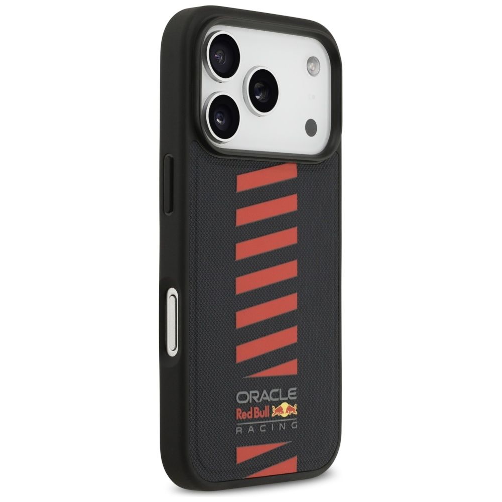 RED BULL case for IPHONE 17 Pro compatible with MagSafe RBHMP17L24PUDSRV (Meshed PU W/ Powerbar) navy