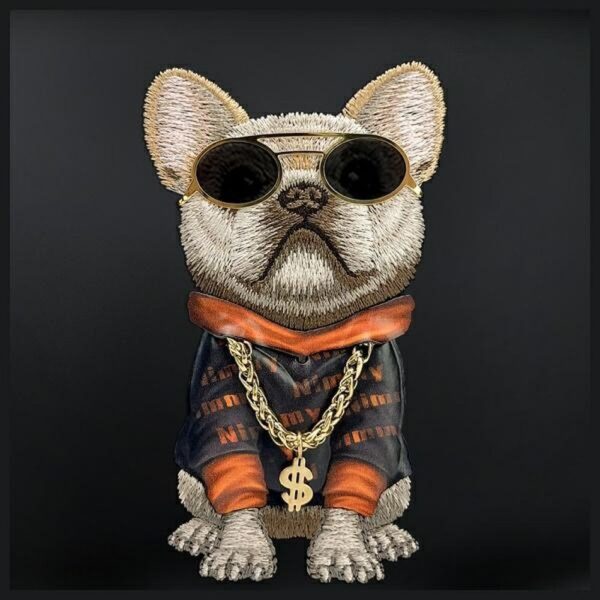 NIMMY crossbody GLASSES COOL DOG black