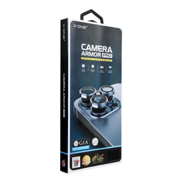 809fbad2d9aae18fc92ca75b0542cd2b X-ONE Sapphire Camera Armor Pro - for iPhone 17 Pro Max - silver