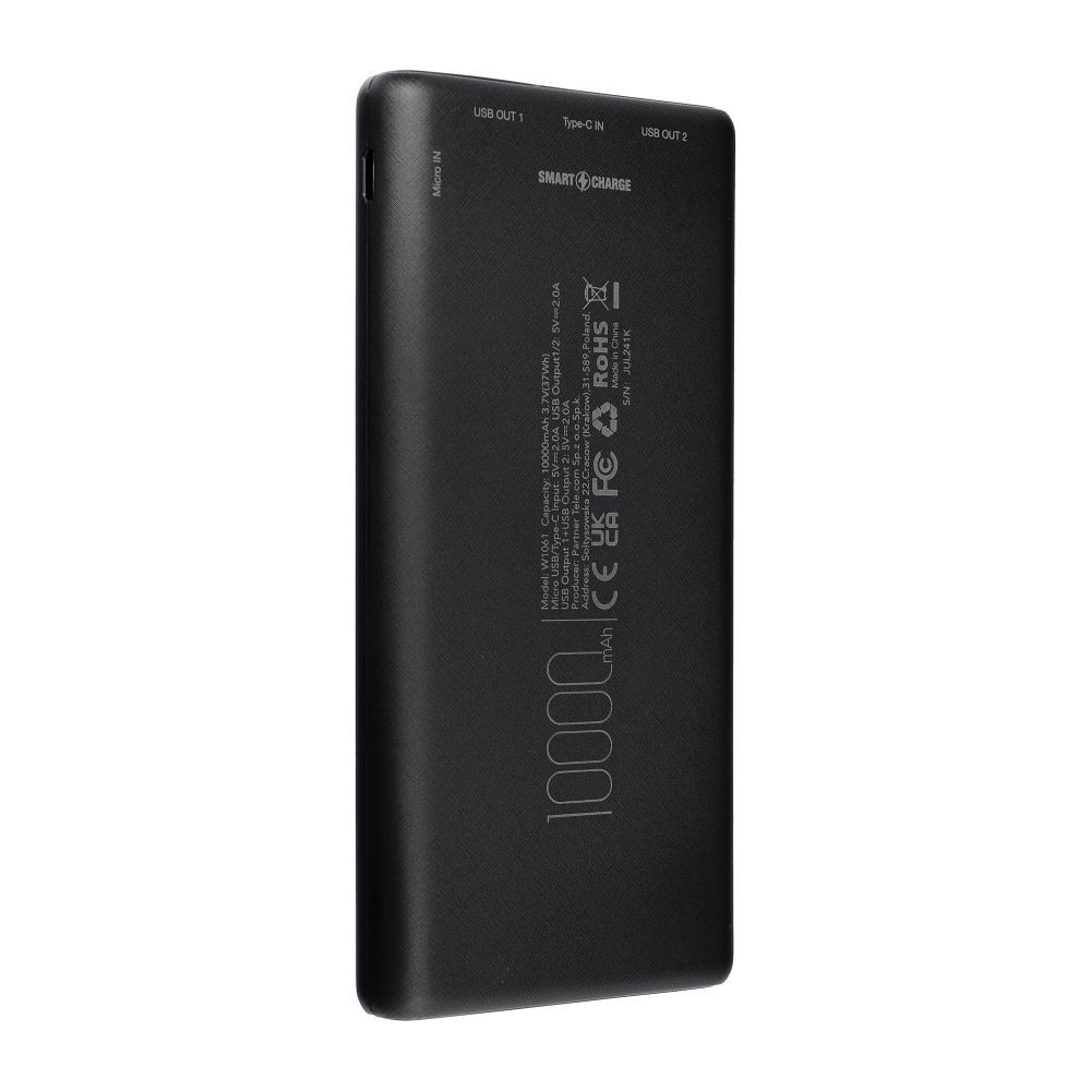 BLUE STAR powerbank 10000 mAh 2A W1061 black