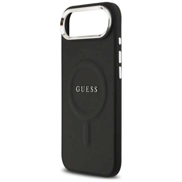 GUESS case for IPHONE 17 Air compatible with MagSafe GUHMP17MPSAREGSK (PU W/ Classic Logo) black