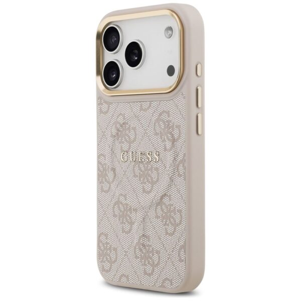 GUESS case for IPHONE 17 Pro compatible with MagSafe GUHMP17LP4MSEGCP (PU 4G W/ Classic) pink