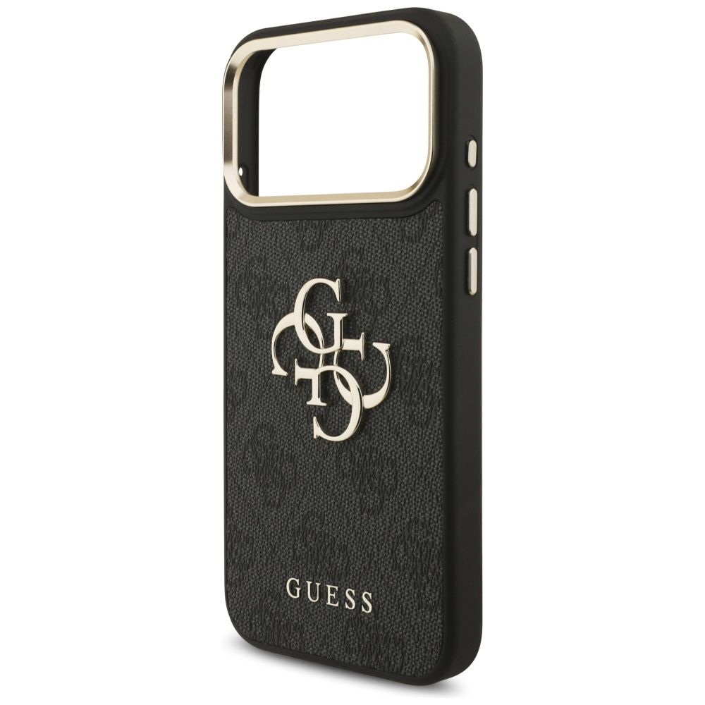 GUESS case for IPHONE 17 Pro Max GUHCP17XP4G4BCSK (PU W/ Big 4G Classic & Big Strap Metal Buttons) black