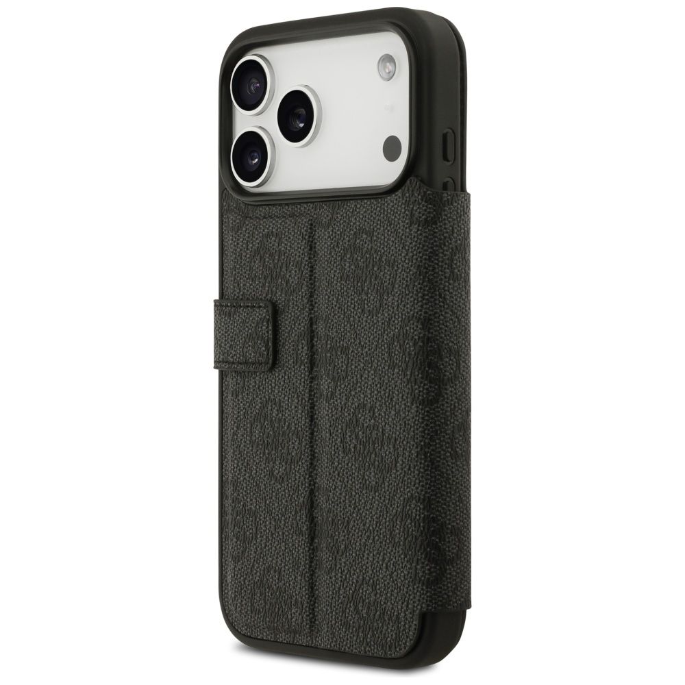831944ac8d266d5a088cce012a239666 GUESS book case for IPHONE 17 Pro Max GUBKP17X4GMGGR (PU 4G Metal Logo) black