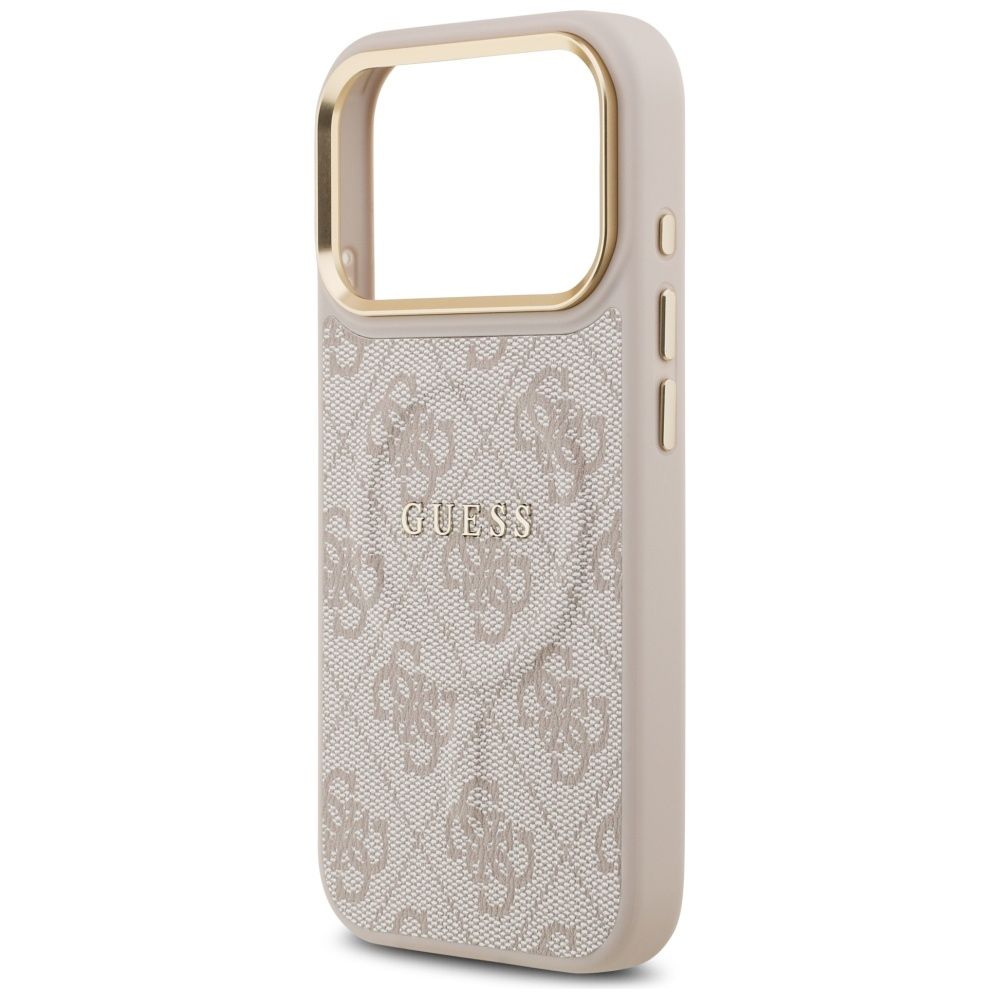 GUESS case for IPHONE 17 Pro compatible with MagSafe GUHMP17LP4MSEGCP (PU 4G W/ Classic) pink