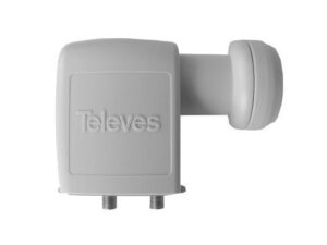 Conwerter SAT TWIN TELEVES gray [747002]