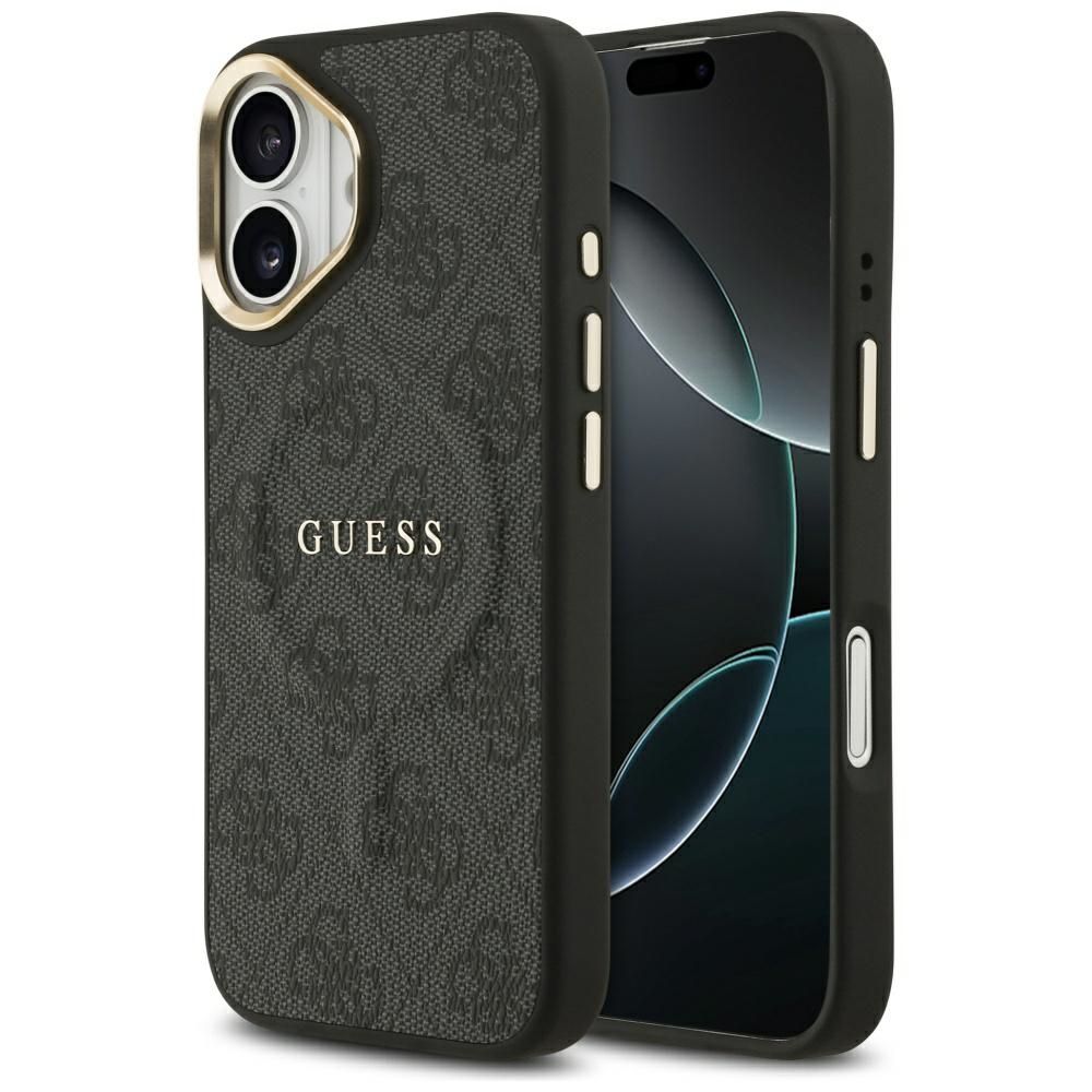 GUESS case for IPHONE 17 compatible with MagSafe GUHMP17SP4MSEGCK (PU 4G W/ Classic) black