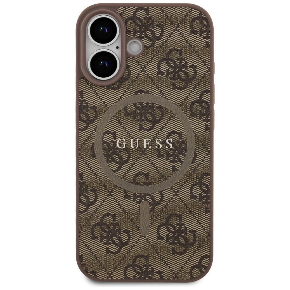 83dba4367ef664d6932cb2234c8c1bc8 GUESS case for IPHONE 17 compatible with MagSafe GUHMP17SG4GFRW (PU 4G Ring Classic Logo) brown